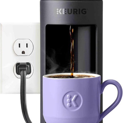 Keurig K-Mini Mate Single Serve Coffee Maker – Ultra-Compact 4” Width, Travel Mug Friendly, Ideal Holiday Gift for Small Spaces, Black