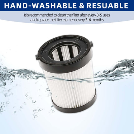 Filter Compatible With Fabuletta Fsv001, Fsv101, Girnoor G160&G165, Afoddon A300, Lubluelu 202, Oraimo Osv102, Besswin W26, Vaclife Vl732 206, Nequare Vacuum S181 Stick Vacuum