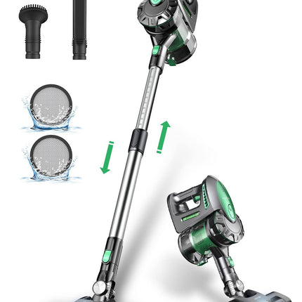 Vactidy Cordless Vacuum Cleaner, Lightweight Stick Vacuum With 20Kpa Suction, Detachable Battery, Max 35Mins Runtime, 6 In 1 Handheld Vacuum Cordless For Hard Floor Carpet Pet Hair