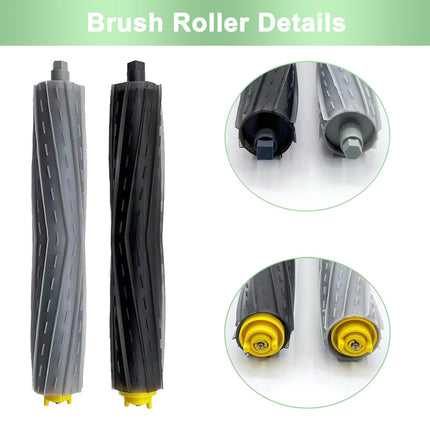 9 Pack Parts Compatible For Irobot Roomba 800 900 Series 960 860 805 850 980 861 864 866 870 871 880 890 891 981 985 961 Vacuum Cleaner,1 Set Roller Brushes,4 Filters,4 Side Brushes