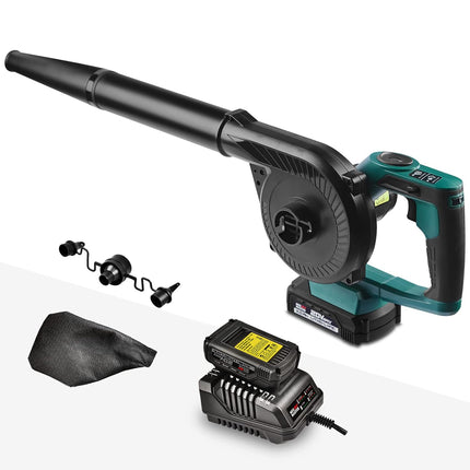Cordless Leaf Blower, NEU MASTER 2-in-1 Portable leaf Blower & Vacuum with 20V 2.0Ah Lithium Battery & Charger, Electric Leaf Sweeper with 7 Variable Speeds for Blowing Leaf/Clearing Dust & Light Snow