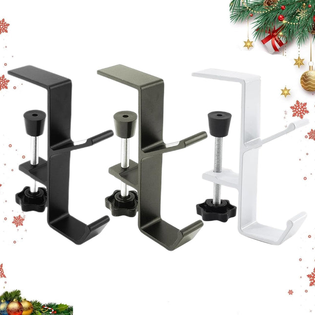 3 Pack Christmas Stockings Holder Hanger,Metal Hooks for Hanging Christmas Stockings,Stocking Holders for Mantle for Christmas Decorations