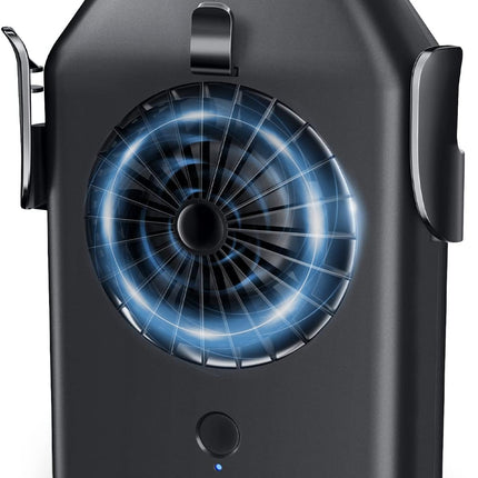 Portable Fan 10000Mah Rechargeable, Stsase Mini Waist With Max 24H Working Time, 3 Speeds 5100Rpm Strong Airflow Wearable