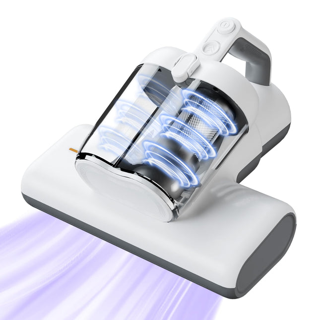Mattress Vacuum Cleaner, Handheld Bed Vacuum With Wires, Dual Dust Cup Design With Hepa Filter For Removing Dust, Dandruff And Hair, Uv810