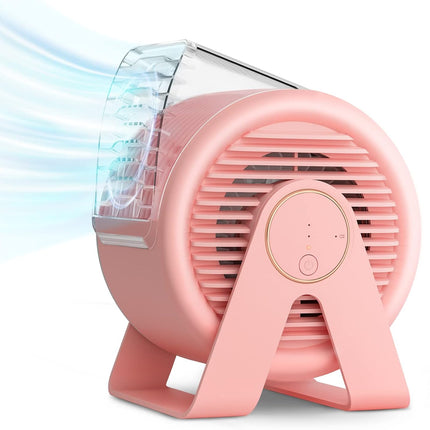 Misby Usb Small Desk Fan, Portable Fans With 3 Speeds Strong Airflow, 5.5 Inch Quiet Table Fan, 60° Rotate Personal Cooling Fan