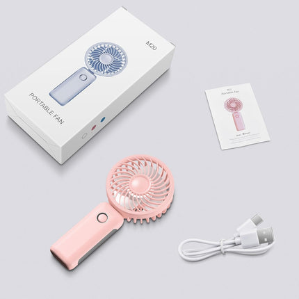 Civpower Mini Handheld Portable Fan, Foldable Hand Fan, Small Usb Rechargeable Fan With 4000Mah Battery And 3 Adjustable Speeds