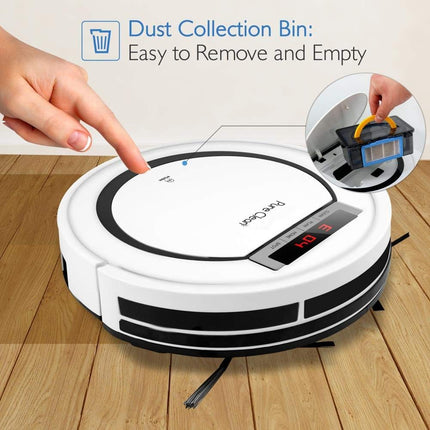 Serenelife Robotic Vacuum Cleaner Robotic Auto Home Cleaning For Clean Carpet Hardwood Floor Bot Self Detects Stairs Air Filter Pet Hair Allergies Friendly