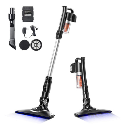 Iris Usa Icn1 Cyclone Stick Vacuum For Hard Floors And Lowprofile Carpet, Silver
