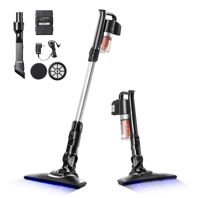Iris Usa Icn1 Cyclone Stick Vacuum For Hard Floors And Lowprofile Carpet, Silver