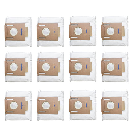 Uniqus 12 Pack Vacuum Dust Bags For Ecovacs Deebot Ozmo T8 T8 Aivi Dx93 Ddx96 T9N8Pro T8Max T8Power Aivi Robot Vacuum Cleaner Accessories