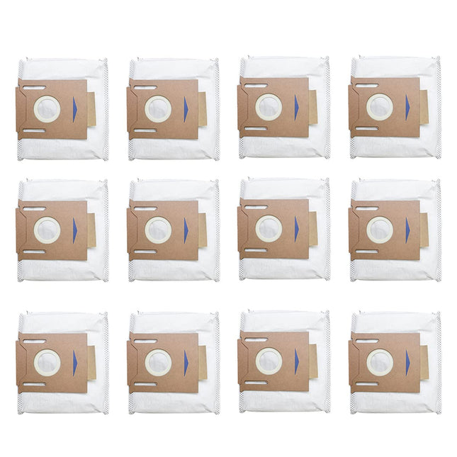 Uniqus 12 Pack Vacuum Dust Bags For Ecovacs Deebot Ozmo T8 T8 Aivi Dx93 Ddx96 T9N8Pro T8Max T8Power Aivi Robot Vacuum Cleaner Accessories