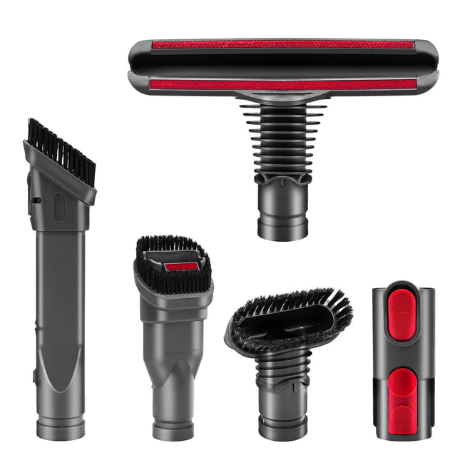 Attachments Tools Kit For Dyson V6 V7 V8 V10 Dc16 Dc24 Dc33 Dc34 Dc35 Dc39 Dc44 Dc58 Dc59 Dc62 Dc74 Cordless Vacuum Cleaner, Home Cleaning Tools Brush Kit Accessories 5 Pack