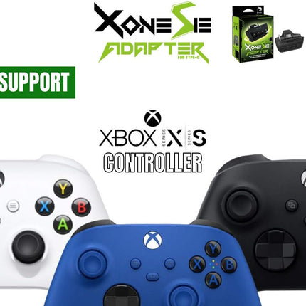 Brook Xone SE Adapter - Type C Version, for XB Elite Series 2 and XB X/S Controllers on XB X/S, Switch, PS4 Gaming Consoles and PC(XID), Supports Motion Control, Turbo, Remap, Audio Function