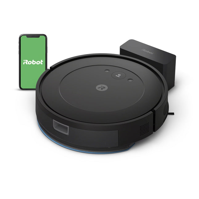 Irobot Roomba Combo Essential Robot Vacuum & Mop Y0110 Easy To Use, Powerlifting Suction, Vacuums And Mops, Multisurface Cleaning, Smart Navigation Cleans In Neat Rows, Selfcharging, Alexa