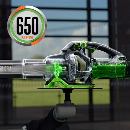 EGO Power+ LB6504 650 CFM Variable-Speed 56-Volt Lithium-ion Cordless Leaf Blower 5.0Ah Battery and Charger Included & AP1500 Shoulder Strap for EGO 56V String Trimmer/Leaf Blower/Multi Head System