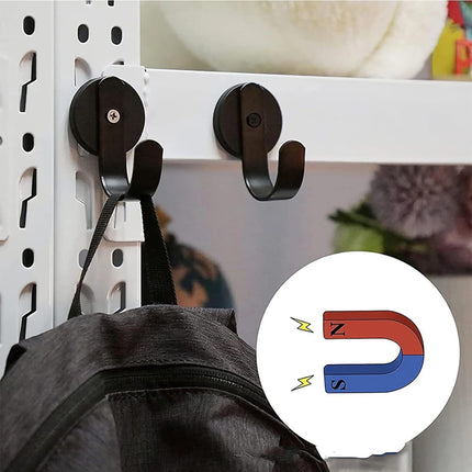 2 Pack Magnetic Wreath Hanger Wreath Holder Wreath Hanger Hook for Metal Front Door for Christmas Decorations