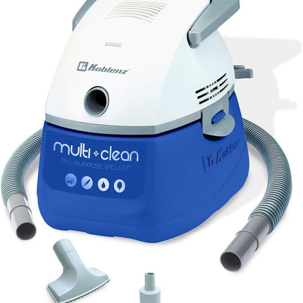 Koblenz Wd402 Kg4 Portable Wetdry Vacuum Cleaner, 3 Gallon Tank, White+Blue