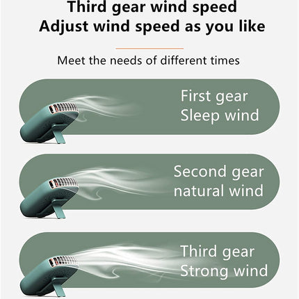 Mini Personal Fan Portable And Rechargeable With Lanyard Bracket Can Hanging Neck Put On Desk Clip Waist Outdoor Cooling