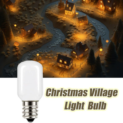 Christmas Villages Replacement Light Bulb 6W 6Watt Incandescent Night Light Bulb,120-Volt Mini Light Bulb Candelabra E12 Base for Home Decorate -6Pcs