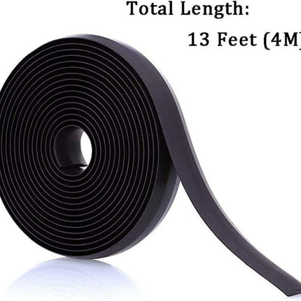 Boundary Marker, 13 Feet Magnetic Boundary Markers Strip Woks For Neato And Shark Robotic Vacuum Cleaner, Alternative Accessory Tapes With Sticker, Black …