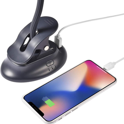 Clip On Fan Usb Battery Operated Desk Clip Fan With Emergency Power Bank, Baby Stroller Fan Rechargeable Personal Fan Flexible