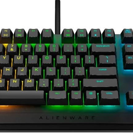 Alienware USB Low-Profile RGB Gaming Keyboard AW410K: Alienfx Per Key RGB LED - Cherry MX Brown Switches