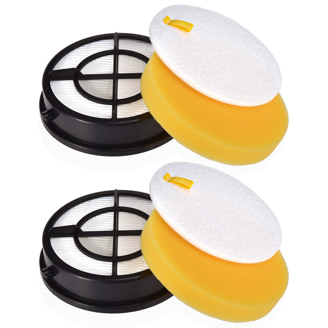2Pack 1650 Filter For Bissell Pet Hair Eraser Turbo Upright Vacuum Model 1650A,1650C, 16501, 16507, 16508, 16502, 1650P, 1650R, 1650W, Replaces Parts 1608860 & 16871