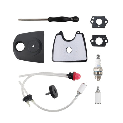 Carbbia 590460102 Carburetor with 545109601 Airbox Cover 545112101 Filter for Husqvarna 125BVX 125BX 125B Handheld Leaf Blower Jonsered BV2126 B2126 Replace 545081811 581798001 C1Q-W37