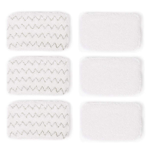 Steam Mop Pads For Bissell 1252 1606670 1543 1652 1132M 1530 11326 Symphony And Steam Vacuum Cleaner Series 6 Pack