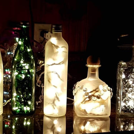 Novelty Lights 35 Light Clear Christmas Craft Mini Light Set, Non-Connectable, Green Wire, 13.5' Long