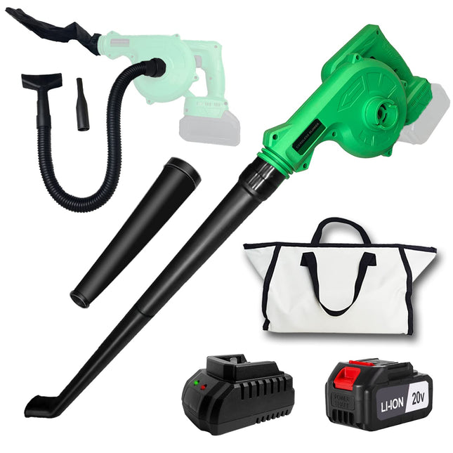 Tegatok Mini Leaf Blower, 2 in 1 Leaf Blower Cordless with Battery and Charger, Handheld Electric Leaf Blower with Variable Speed, Small Leaf Blower & Vacuum for Lawn Care, Leaf Blowing, Dust Cleaning