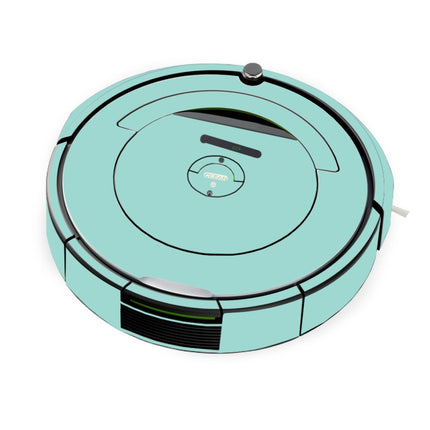 Mightyskins Skin Compatible With Irobot Roomba 690 Robot Vacuum Solid Seafoam Protective, Durable, And Unique Vinyl Decal Wrap Cover Easy To Apply, Remove, And Change Styles Made In The Usa