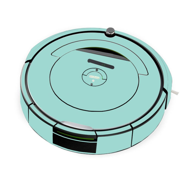 Mightyskins Skin Compatible With Irobot Roomba 690 Robot Vacuum Solid Seafoam Protective, Durable, And Unique Vinyl Decal Wrap Cover Easy To Apply, Remove, And Change Styles Made In The Usa