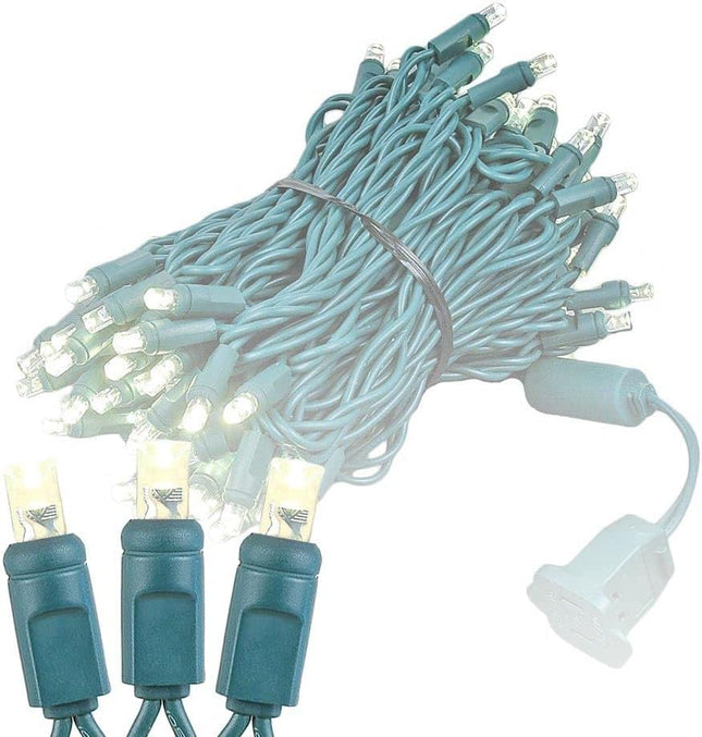 Novelty Lights 34FT 100 LED Christmas String Lights, Tree Lights Indoor Outdoor Commercial Grade LED Mini Light Set With 40,000 Hours Rating, Christmas Lights Christmas Tree Lights (Warm White)