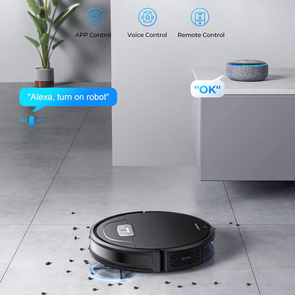 Laresar Robot Vacuums And Mop Combo, Max 4500Pa Suction, Evol 3 Robotic Vacuum Cleaner With Auto Carpet Boost, Selfcharging Robot Vacuum, App&Remote&Voice Control, Ideal For Pet Hair And Carpets