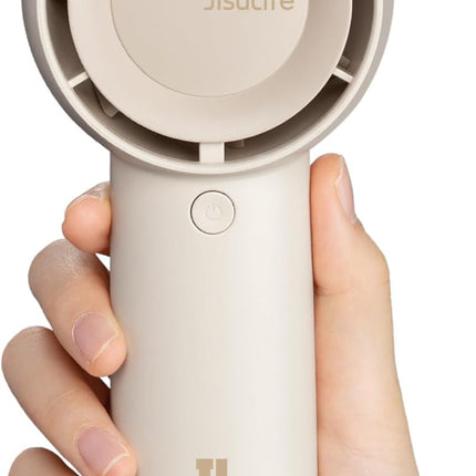 Jisulife Handheld Portable Turbo Fan 16H Max Cooling Time], 4000Mah Usb Rechargeable Personal Battery Operated Mini Small Pocket
