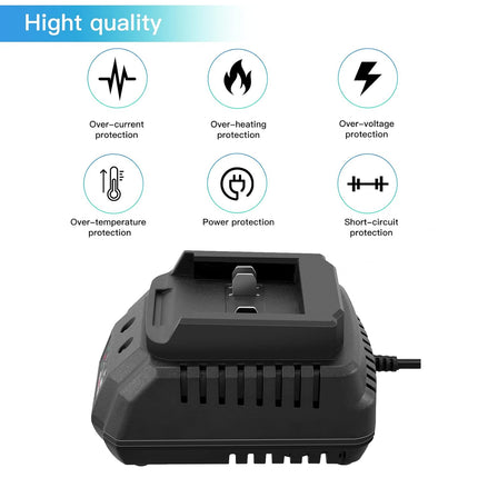 EKACO Leaf Blower - 320CFM 180MPH 21V Leaf Blower Cordless with 1.8A Charger