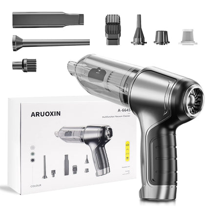 Cordless Handheld Vacuum Cleaner,12000Pa 75000 Rpm 3In1 Mini Car Vacuum Cleaner Builtin Brushless Motor Ultra Light Rechargeable Wet Dry Typcc Portable Vacuum Cleaner For Car,Home,Hair