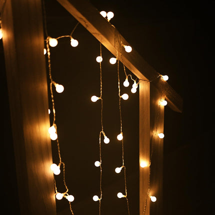 Globe Fairy String Lights 40 LED , 16.4Feet Warm White, USB Powered, Ideal for Indoor/Outdoor Home, Gardens, Halloween and Christmas Decorations