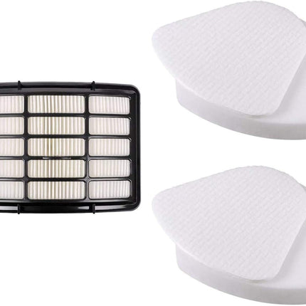 Vacuum Filter For Shark Navigator Liftaway Nv360 Nv350, Nv351, Nv352, Nv355, Nv356E, Nv357, Nv370, Nv391, Uv440, Uv490, Uv540 Xff350 & Xhf350 Filter Set，2 Foam+2 Felt+1 Hepa Filters