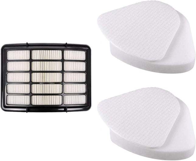 Vacuum Filter For Shark Navigator Liftaway Nv360 Nv350, Nv351, Nv352, Nv355, Nv356E, Nv357, Nv370, Nv391, Uv440, Uv490, Uv540 Xff350 & Xhf350 Filter Set，2 Foam+2 Felt+1 Hepa Filters