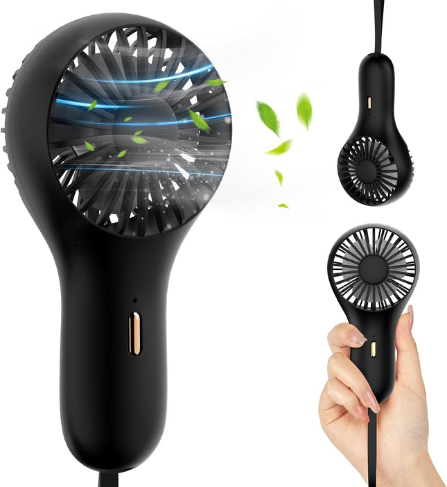 Handheld Fan Mini Portable Rechargeable Hand Held Fans Personal Fan Small Usb Face Make Up Fan With 3 Speed For Travel Commute