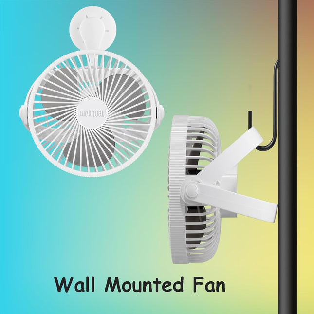 Usb Desk Fan, 6 Inch Fan 3 Quiet Speeds, Strong Airflow, Mini Portable Table Fan Usb Powered, Personal Cooling Fan, Desktop