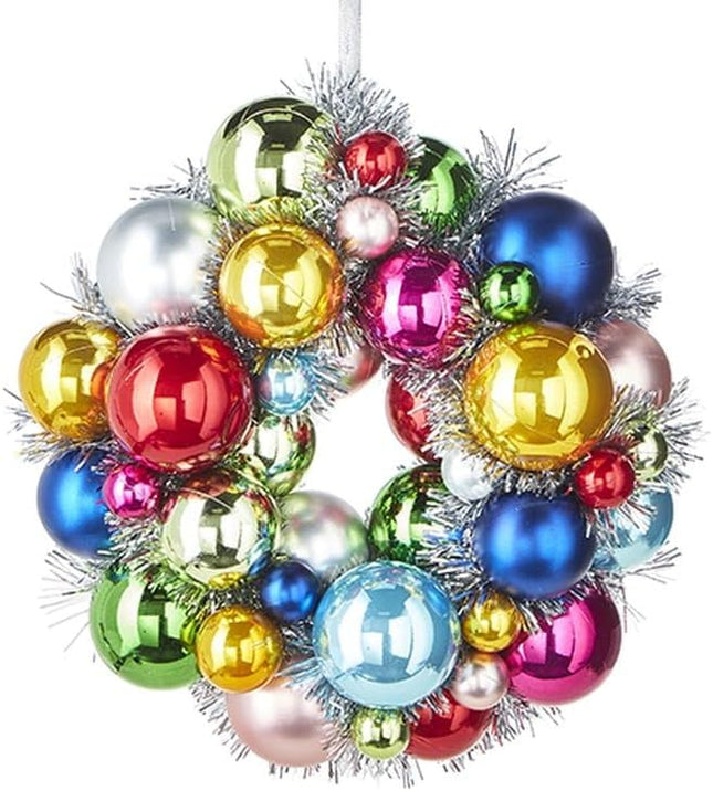 RAZ Imports Collected Christmas 11" Ball Wreath Ornament