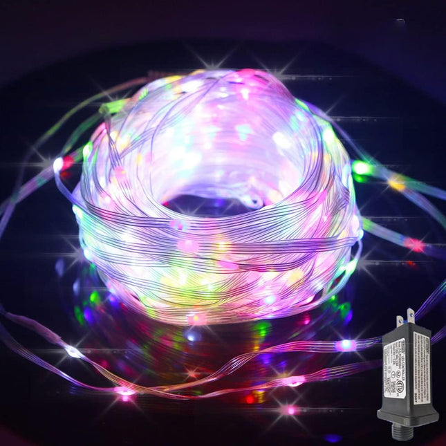 YASENN Christmas Lights String Lights Outdoor 800 LED 260FT Christmas Tree Lights Waterproof 8 Modes Plug in Timer Fairy Lights for Indoor Christmas Tree Decoration multicolor