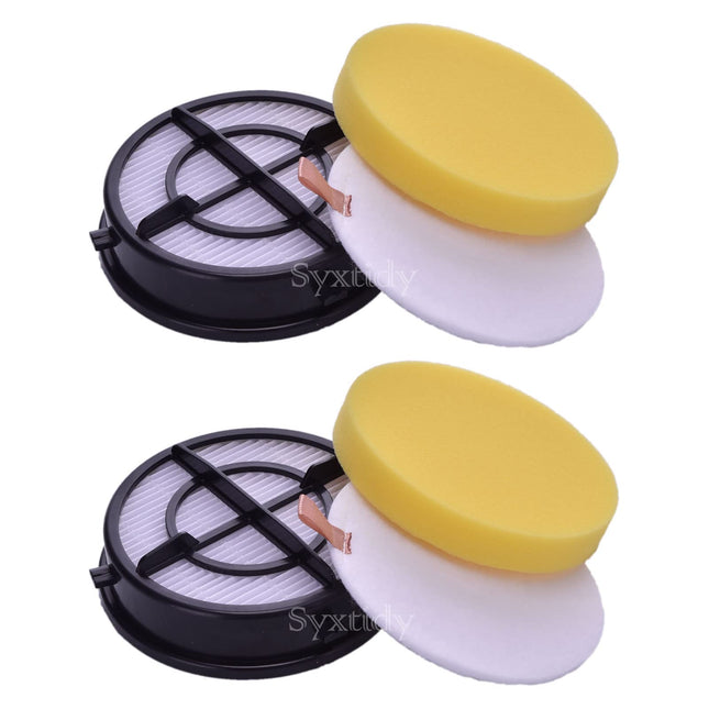 2Pack 16871 16881 Filters For Bissell Pet Hair Eraser Febreze Upright Vacuum Cleaners S Model 1650 Series, 1650A, 1650C, Part 1608861, 1608860