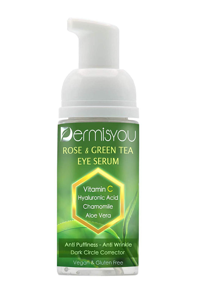 Anti-Wrinkle Eye Serum with Green Tea & Rose Water