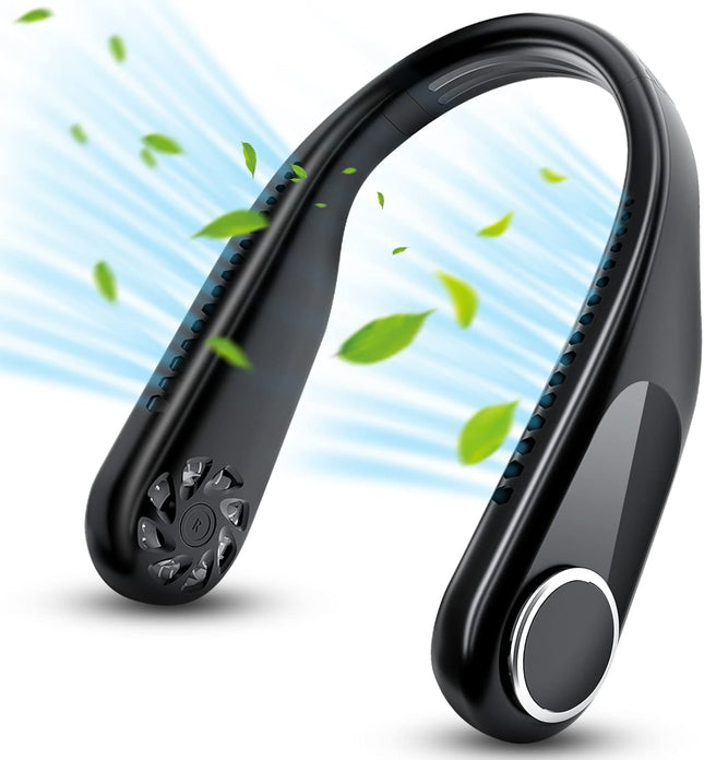 Neck Fan, Hand Free Personal Neck Fans For Your Neck, Portable Rechargeable Neck Fan, Up To 10 Hours Wearable Long Working Time