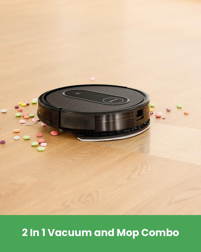 Vactidy Nimble T7 Robot Vacuum And Mop Wifiapp Control, Selfcharging, 2In1 Water Tank, Ideal For Hard Floors And Carpets
