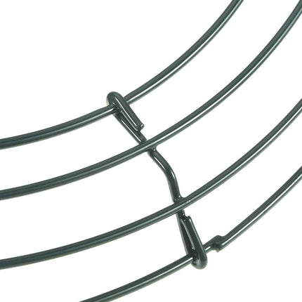 3 Pack Dark Green Christmas Wire Wreath Frame 14 Inch Round DIY Craft Decoration Wire Wreath for Christmas Wedding Holidays Valentines Garden Home Party Decorations